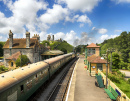 Train Station at Corfe Castle, Dorset